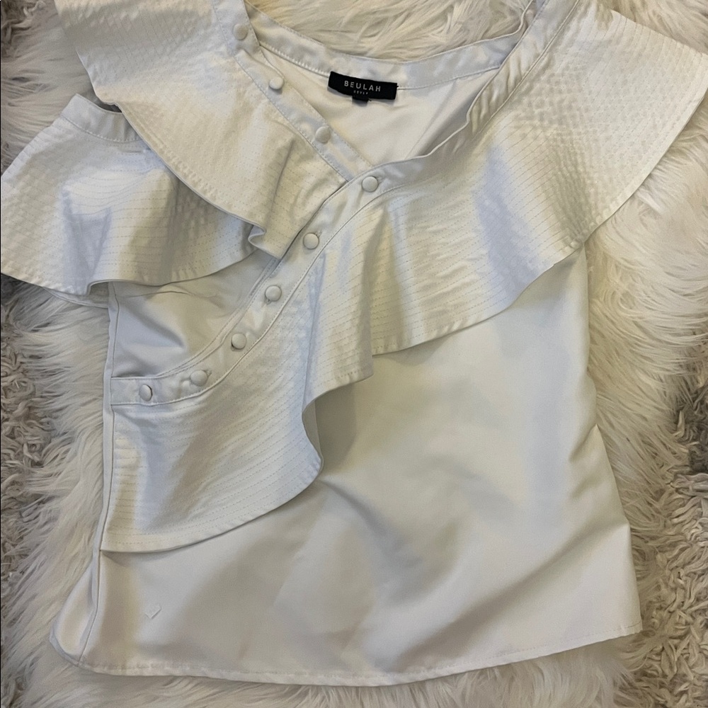 Beulah thick Satin biased cut top